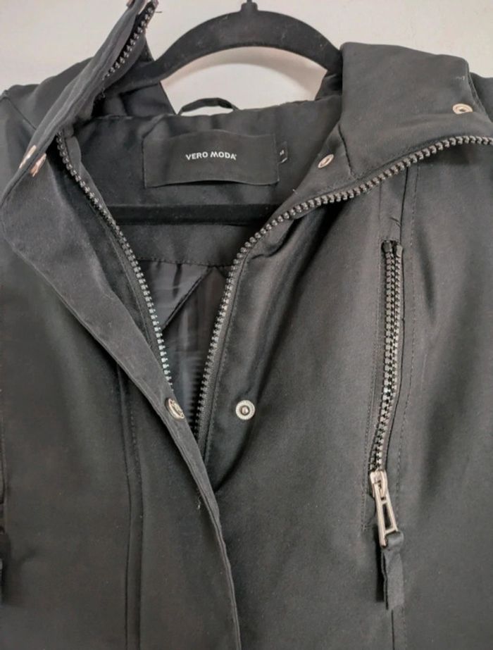 Parka noir avec capuche Vero Moda - photo numéro 3