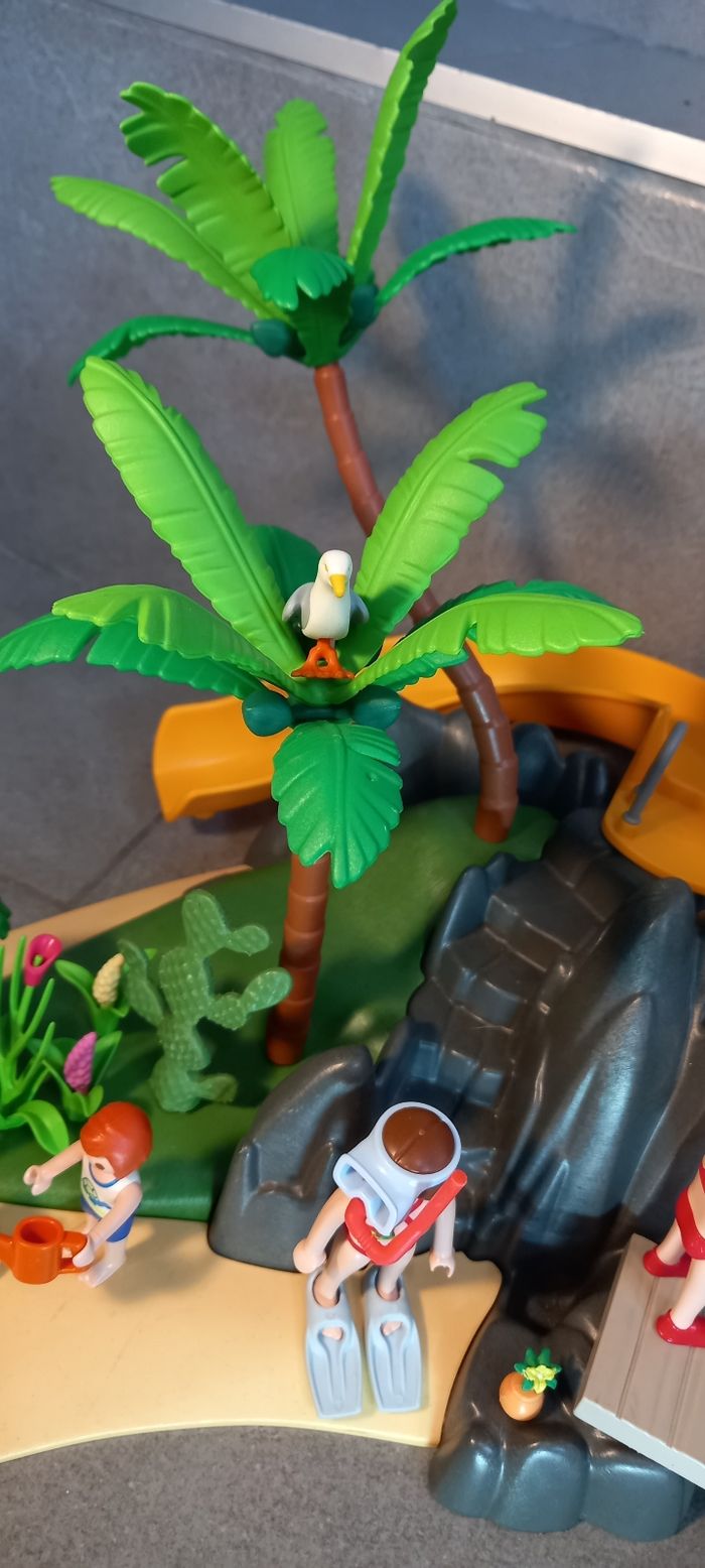 Ile avec vacanciers playmobil - photo numéro 4