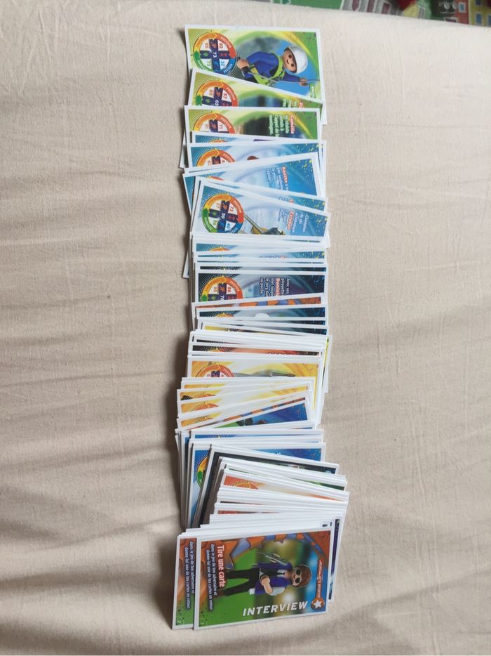 Lot complet cartes playmobil carrefour - photo numéro 2