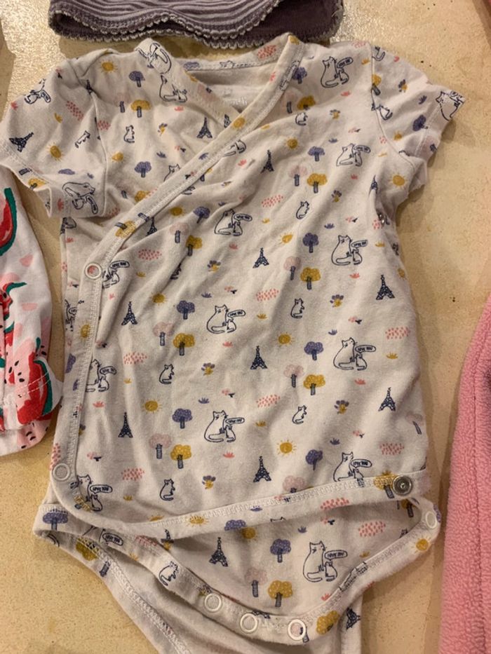 Beau lot de vêtements bébé 3 mois été 8 pièces - photo numéro 3
