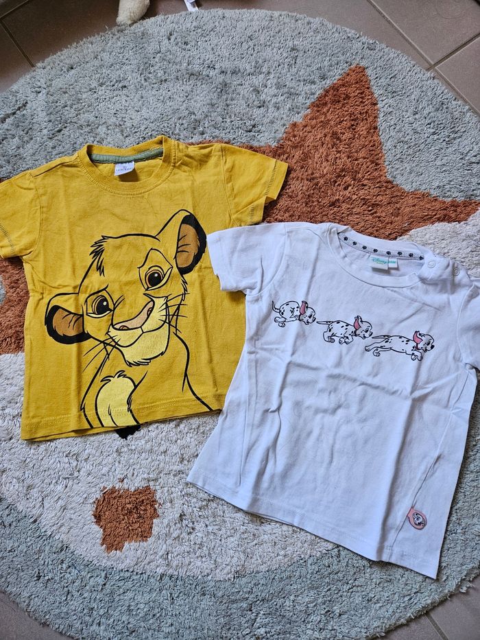 Lot de 2 t-shirt Disney- 36mois - photo numéro 1