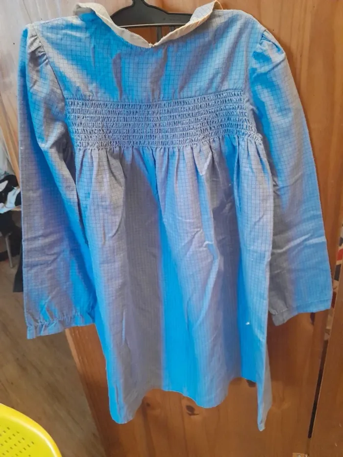 Blouse bleue
