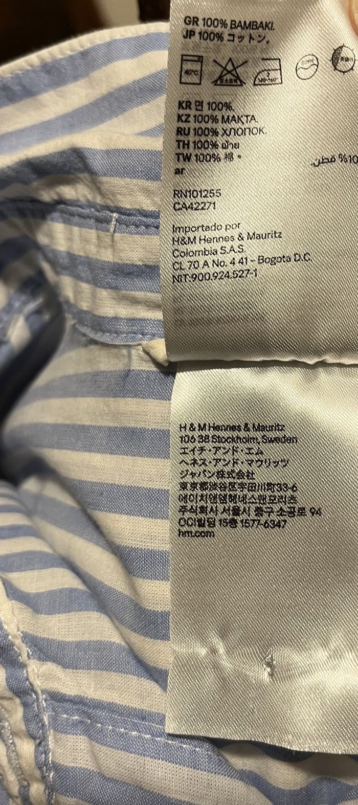 Chemise XXL à rayures (XS) - photo numéro 5