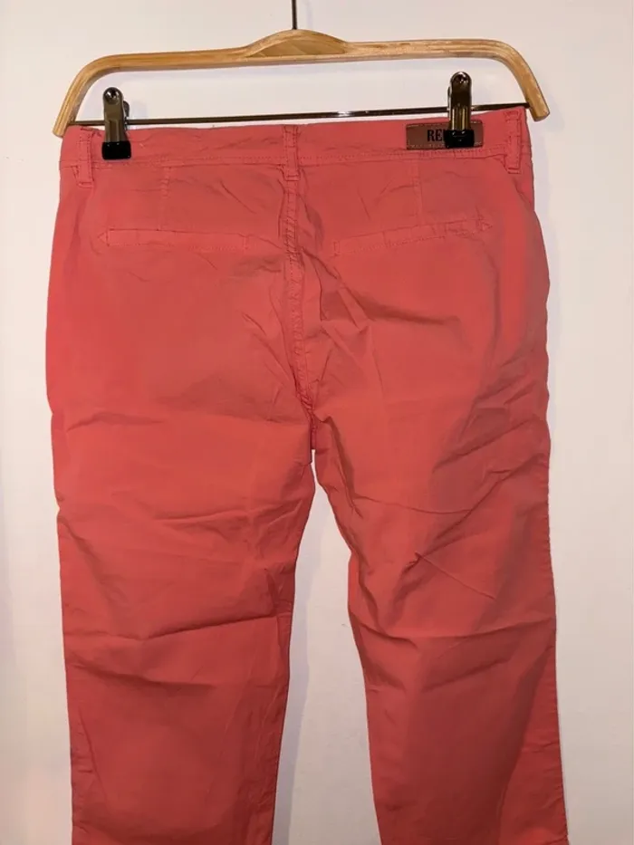 Pantalon rose corail femme Reiko taille 34 en très bon état - photo numéro 8