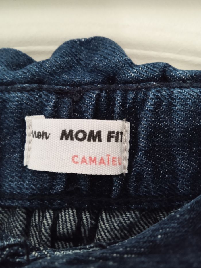 Jean mom bleu taille 36 - photo numéro 3
