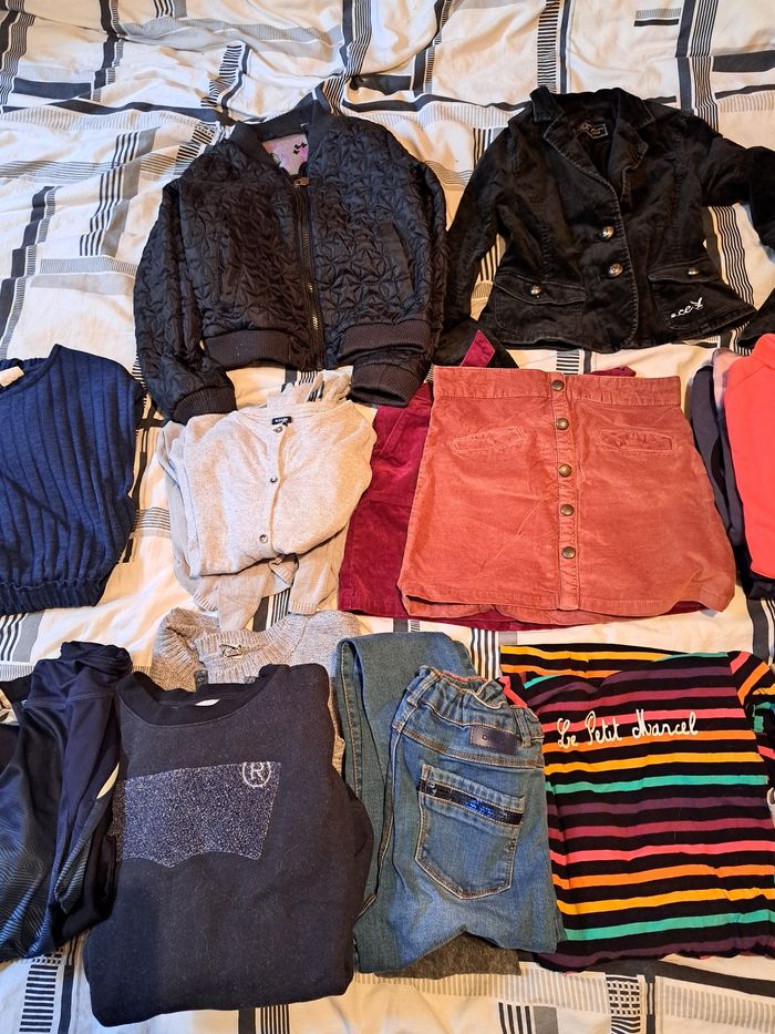 Lot vêtements fille 10 ans hiver (28pieces) - photo numéro 2