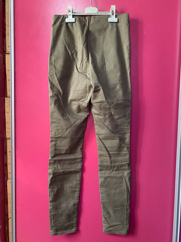 Jegging kaki taille haute - photo numéro 2