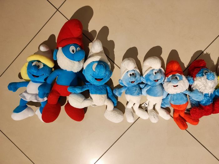 Lot 9 schtroumpf smurfs - photo numéro 2