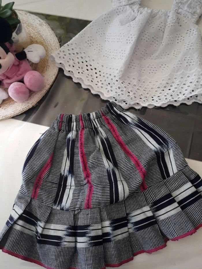 Ensemble d'été à motifs Taille 12 mois💞🌿 - photo numéro 3