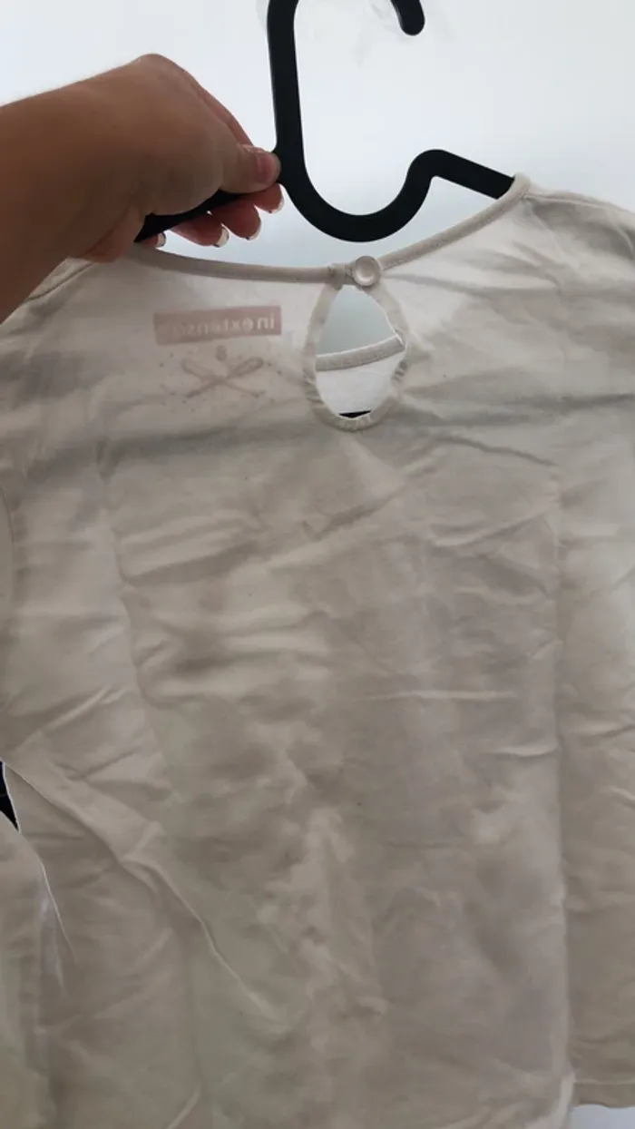 Tee shirt manche longues blanc - photo numéro 2