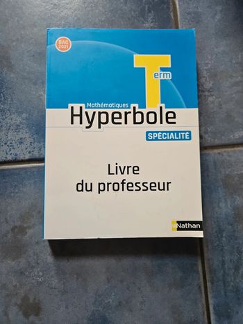 Livre du professeur hyperbole terminale mathématiques