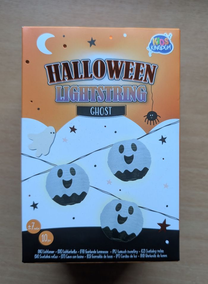 Décoration halloween Guirlande Lumineuse Halloween - Fantômes