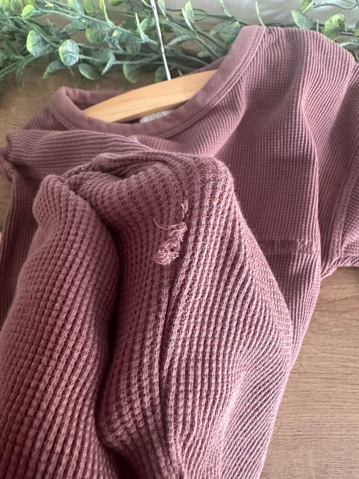 Lot de 2 hauts gaufrés Zara - photo numéro 6