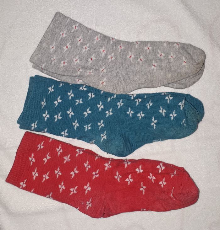 Lot de 3 paires de chaussettes okaidi taille 27/30