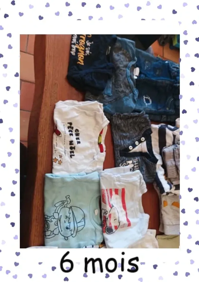 Lot 6 mois garçon demi saison et hiver 24 pièces - photo numéro 10