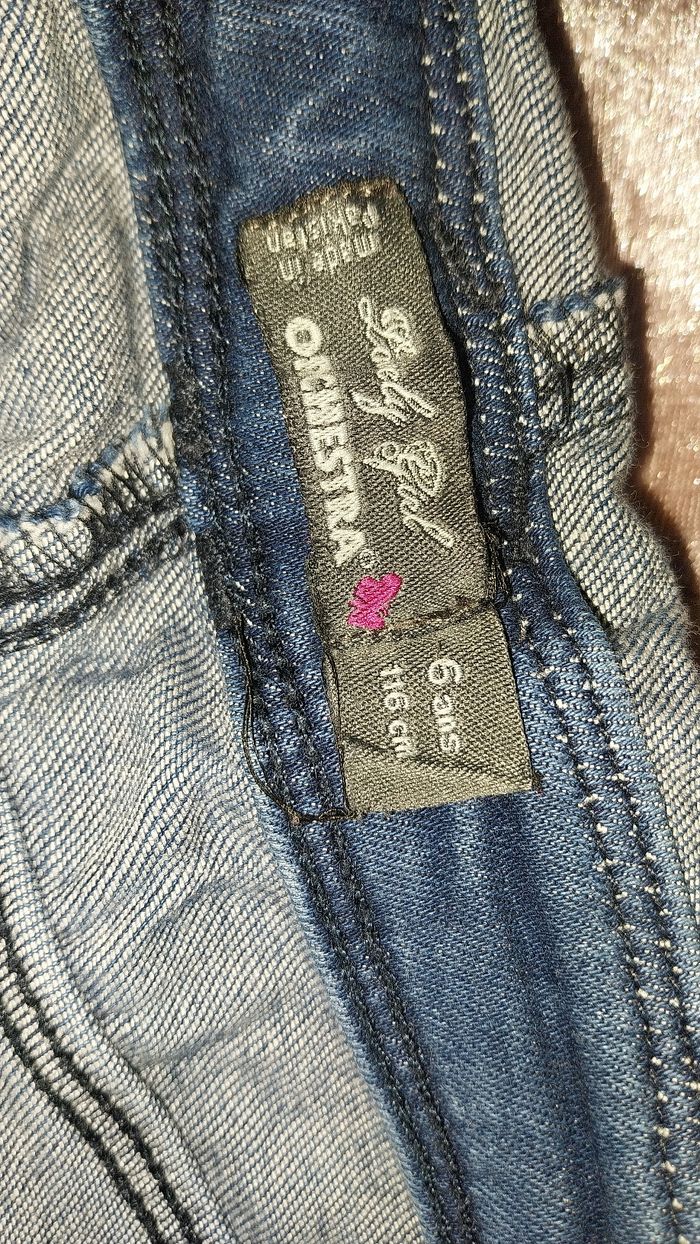 Salopette jean Orchestra fille 6 ans Très bon état - photo numéro 3