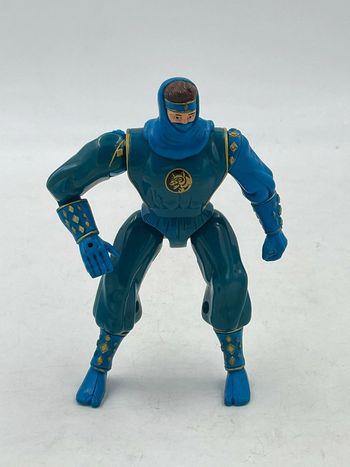 Figurine Power Rangers Mighty Morphin blue Ninja Ranger Bandai 1995