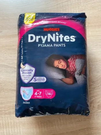Paquet 16 couches drynites 4-7 ans