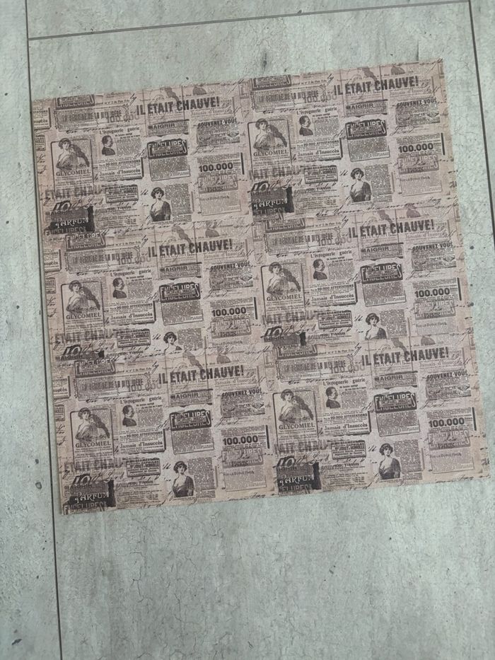 Lot de feuilles pour scrapbooking lot 6 - photo numéro 4