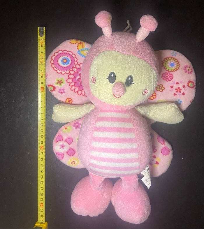 Peluche abeille »Toi-Toys »rose - photo numéro 3