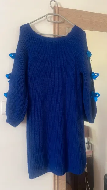 Robe pull bleu