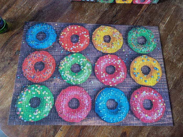 Magnifique puzzle Donuts colorés Educa 500 pièces - photo numéro 2