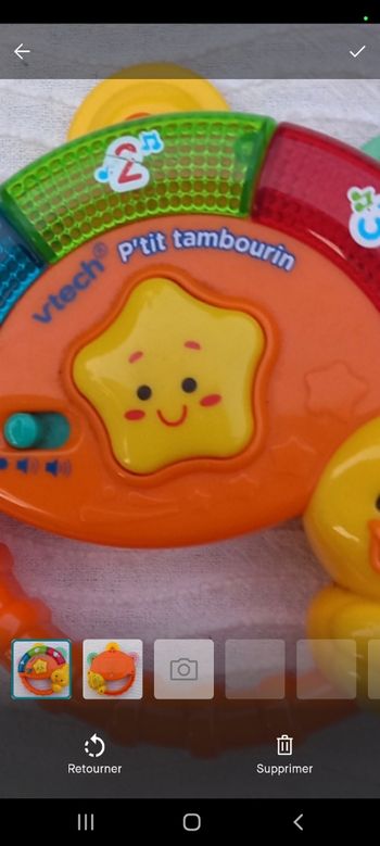 Petit tambourin- Hochet musical Vtech