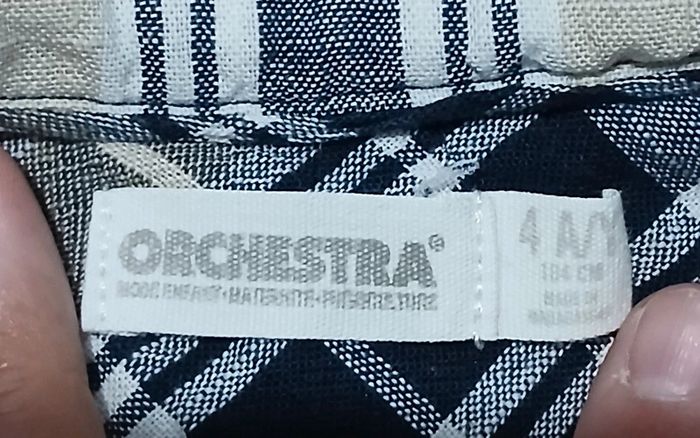 Chemise à carreaux orchestra 4ans - photo numéro 5