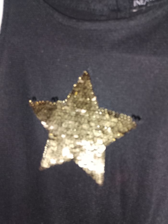 Robe noir étoile Seguin couleur or 4 ans in extenso - photo numéro 5