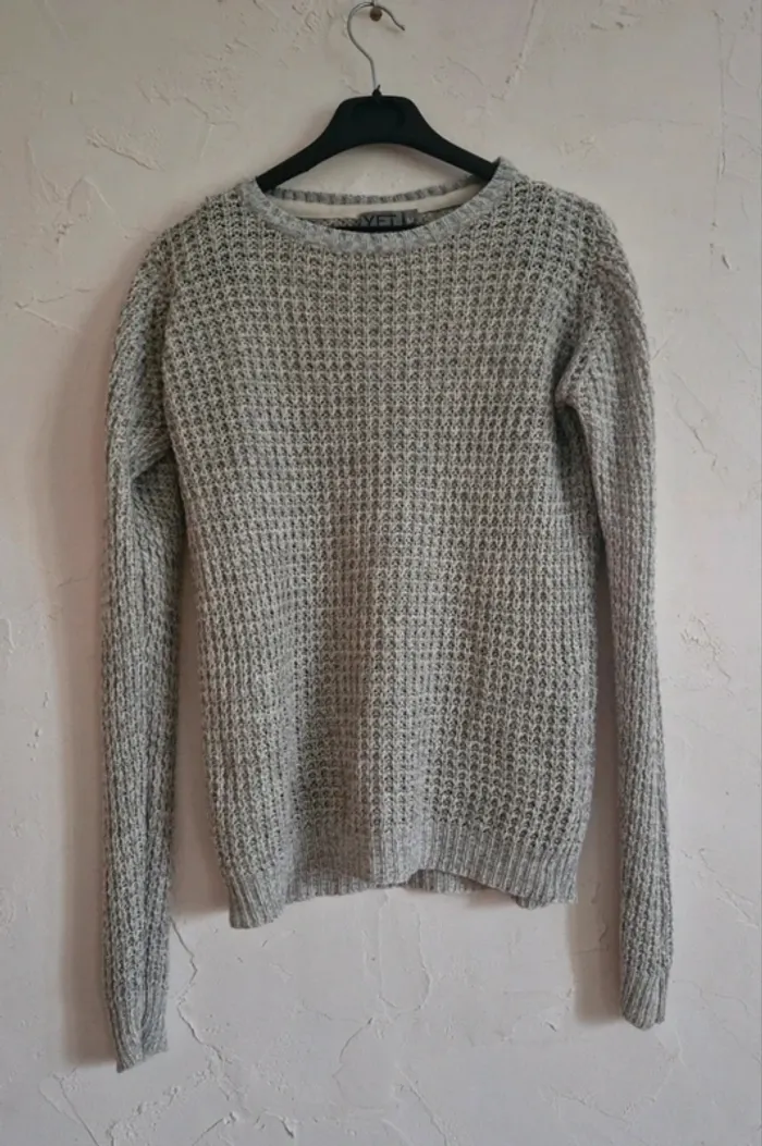 Pull yft  gris femme taille M