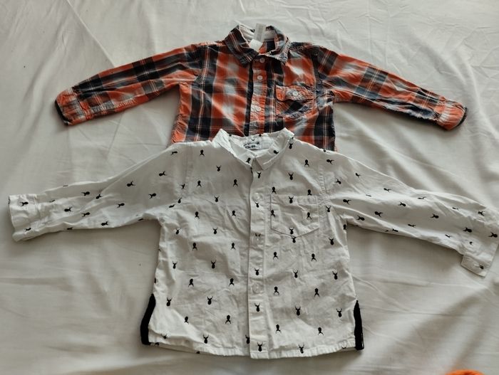 Chemises coton taille 23 mois