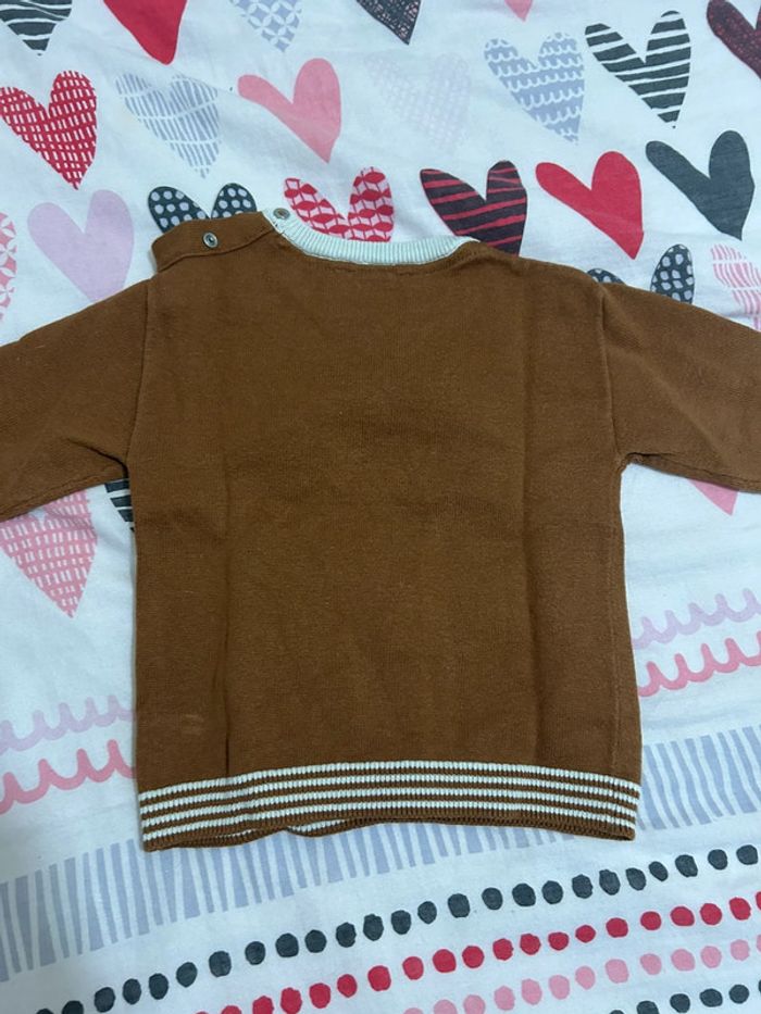 Pull marron - photo numéro 3