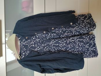 Ensemble robe et gilet bébé fille vertbaudet 2 ans