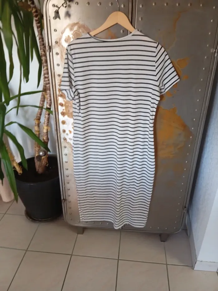 Robe tee-shirt marinière - photo numéro 5