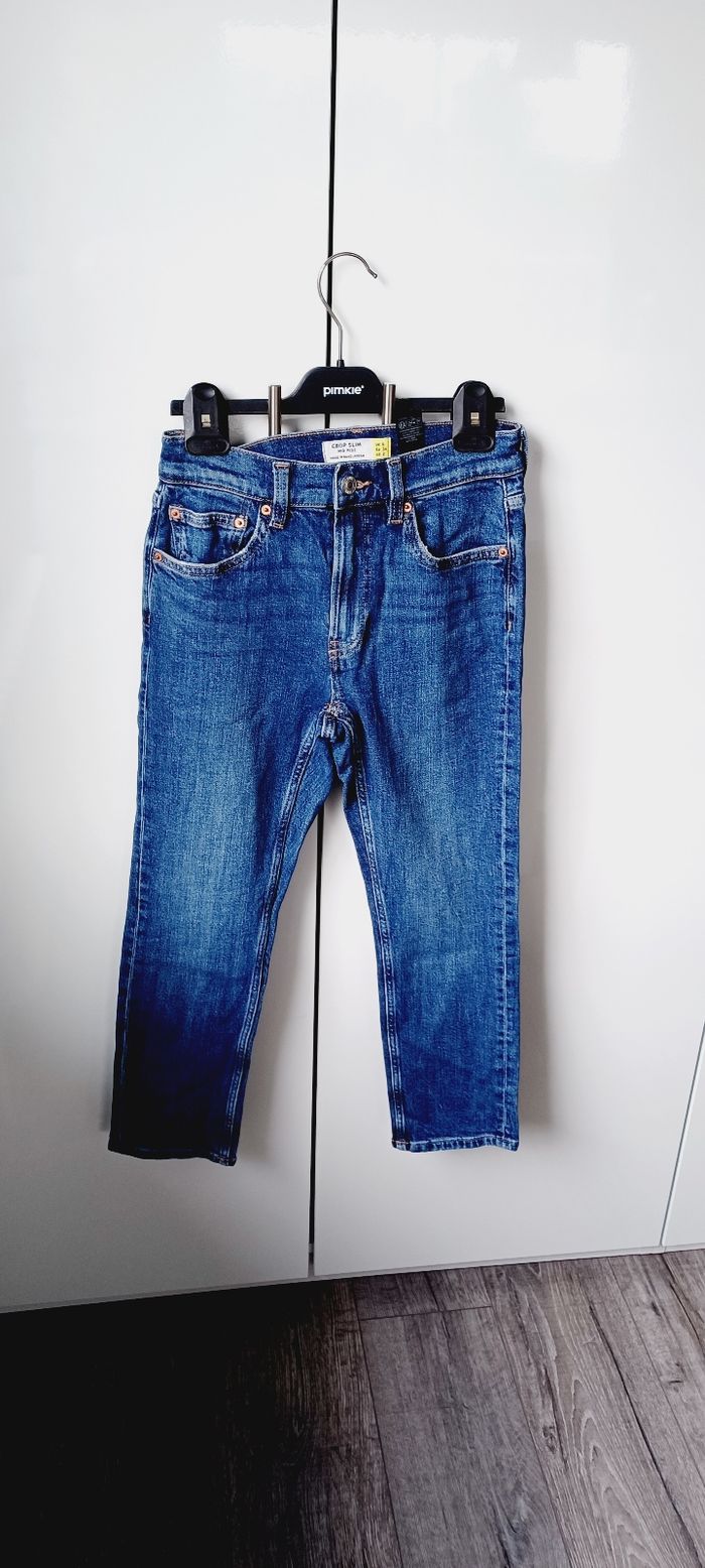 Pantalon femme jeans taille xs Next crop slim - photo numéro 2