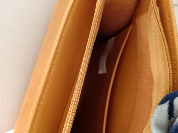 Sac à bandoulière jaune moutarde réglable - photo numéro 5