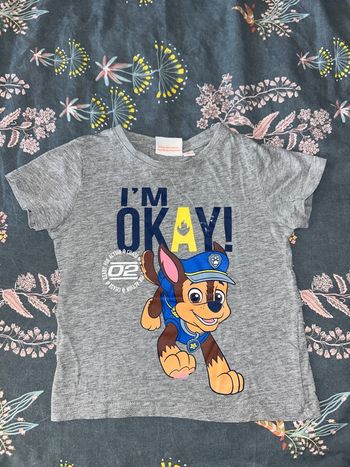 T-shirt Chase paw patrol pat patrouille