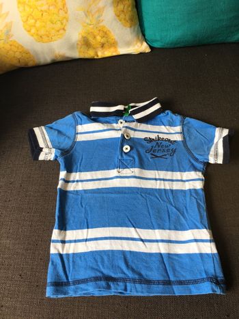 Polo benetton 12/18 mois