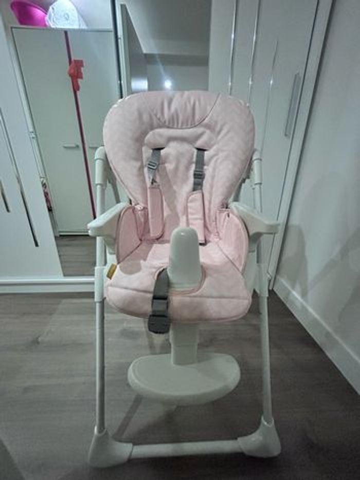 Chaise haute enfants rose Skidou - photo numéro 5