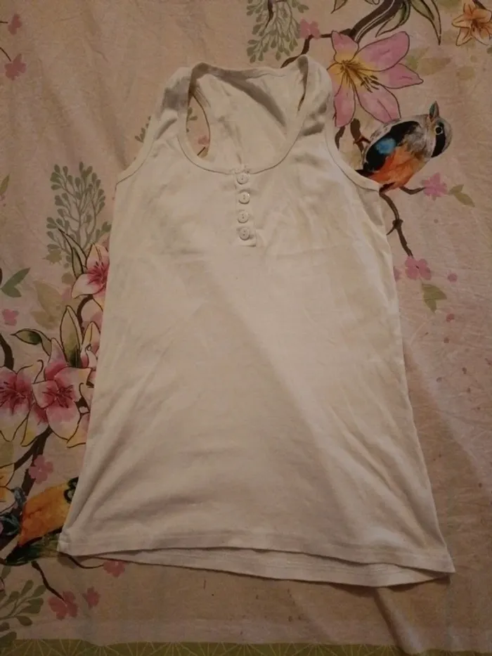 Débardeur 36 blanc