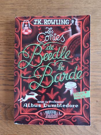 Livre Les contes de Beedle le Barde - J.K.Rowling , bon état