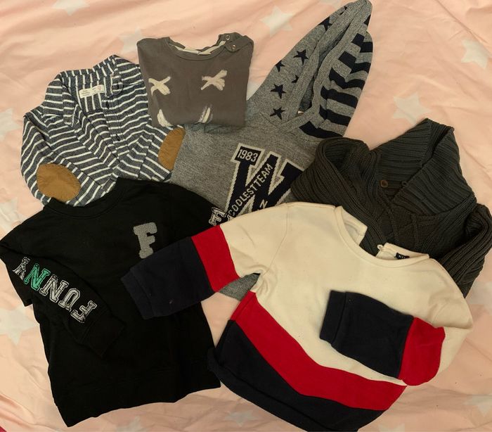 Lot de 6 hauts garçon