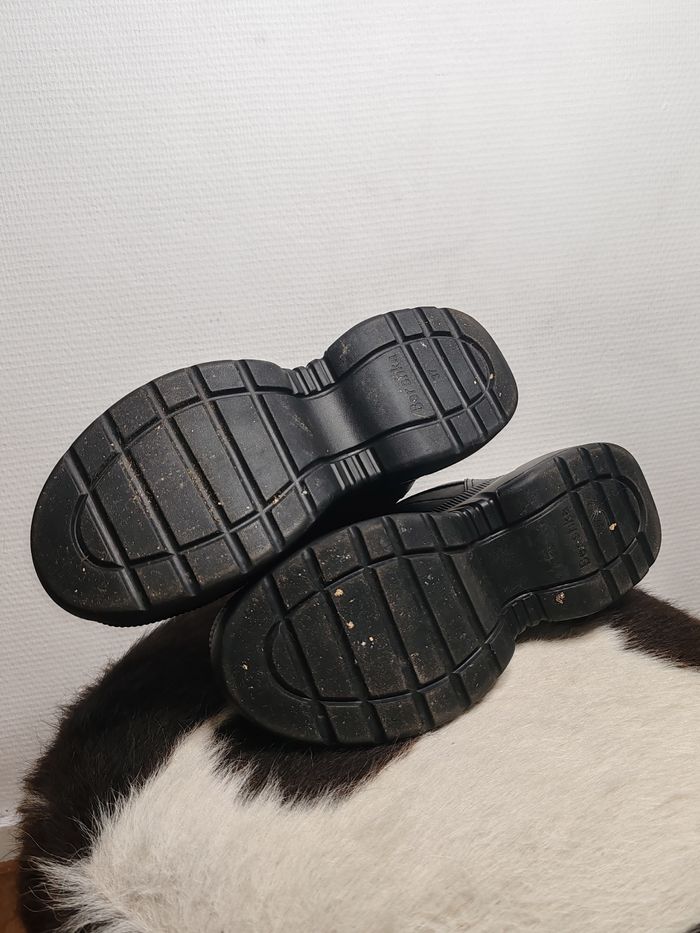 Baskets plate-forme noires - Bershka - photo numéro 5