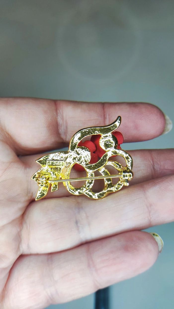 Broche roses - photo numéro 4