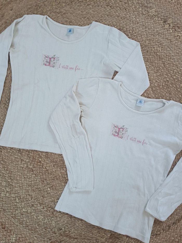 Lot de deux maillots de corps 12 ans petit bateau - photo numéro 2