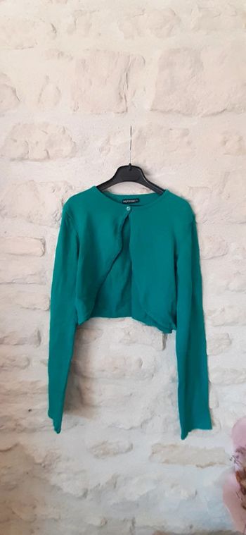 Boléro vert 14 ans comme neuf