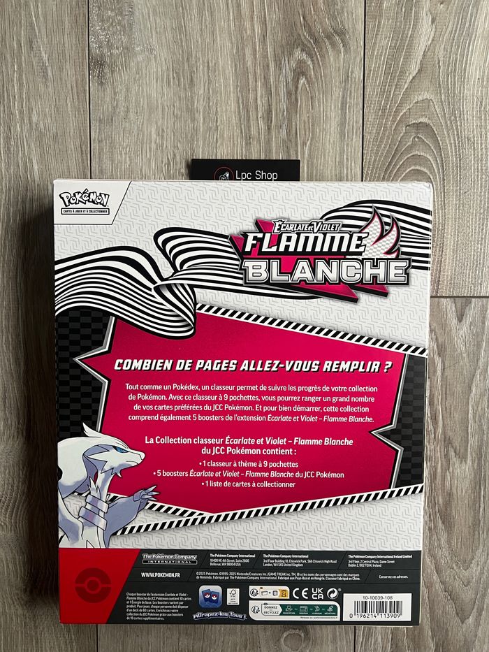 POKÉMON - COFFRET CLASSEUR - EV 10.5 FLAMME BLANCHE - FR - NEUF & SCÉLLÉ - photo numéro 2