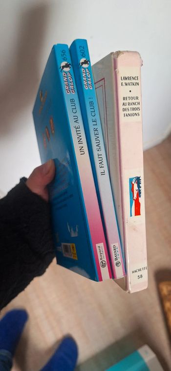 Lot de 3 livres cheval chevaux