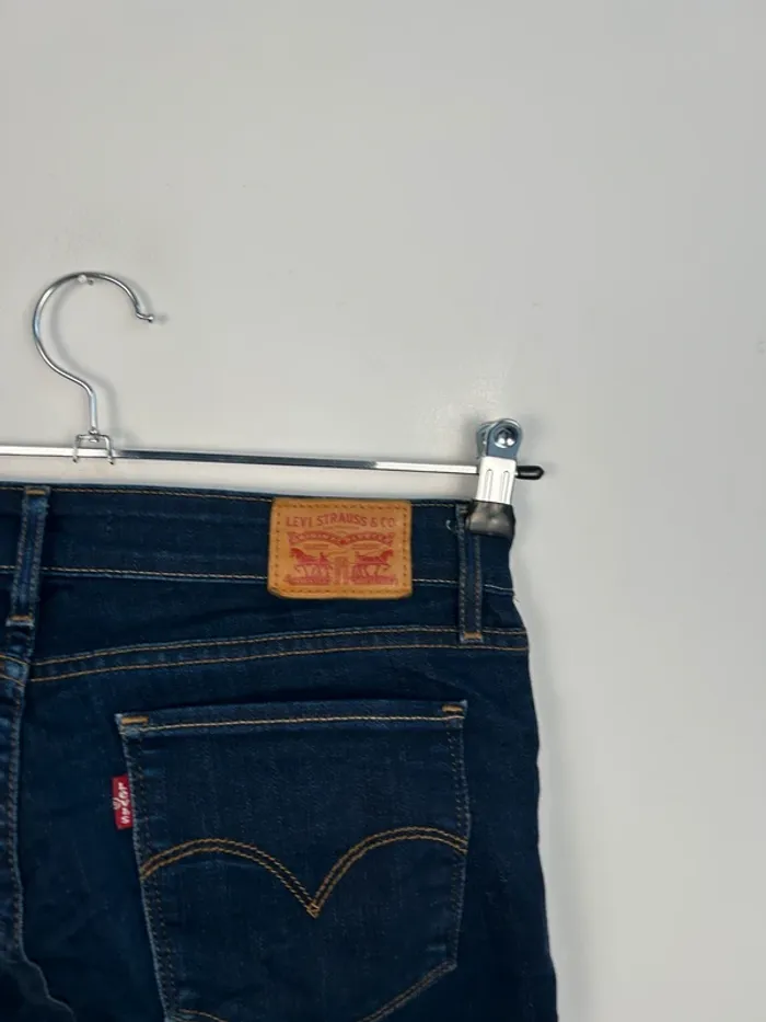 Jean Levi's Femme Marine W27 L30 | 711 Skinny | Taille 38 | Très Bon État | BP293 - photo numéro 8