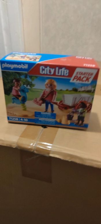 Playmobil nourrice avec enfants neuf 4/10 ans